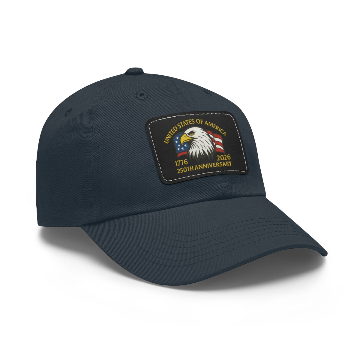 250th Anniversary Leather Patch Hat – Adjustable Chino-Twill Dad Cap