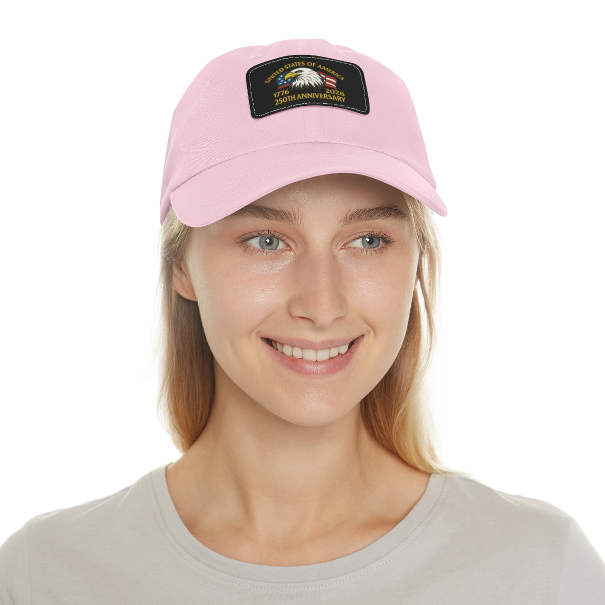 250th Anniversary Leather Patch Hat – Adjustable Chino-Twill Dad Cap