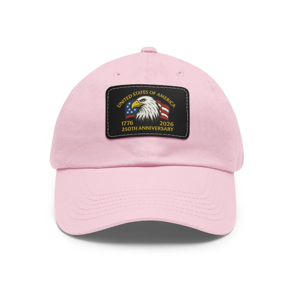 250th Anniversary Leather Patch Hat – Adjustable Chino-Twill Dad Cap