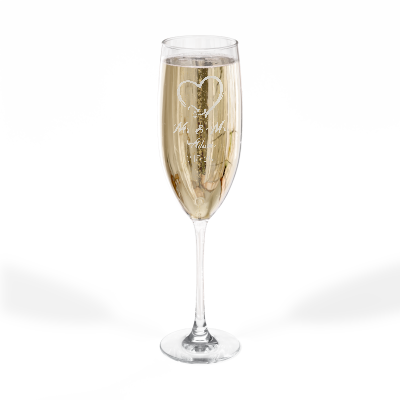 Custom Engraved - 8 oz Champagne Flutes – Wedding & Anniversary Gifts