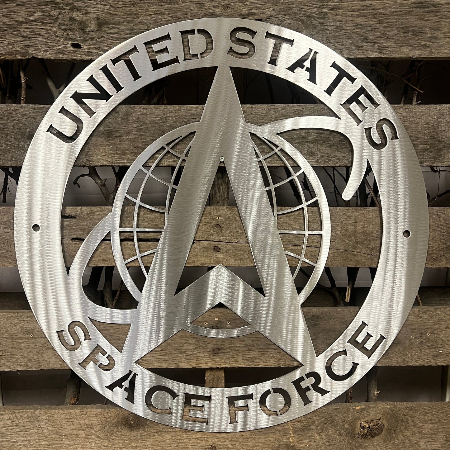 United States Space Force Metal Wall Art Logo | Premium Military Decor