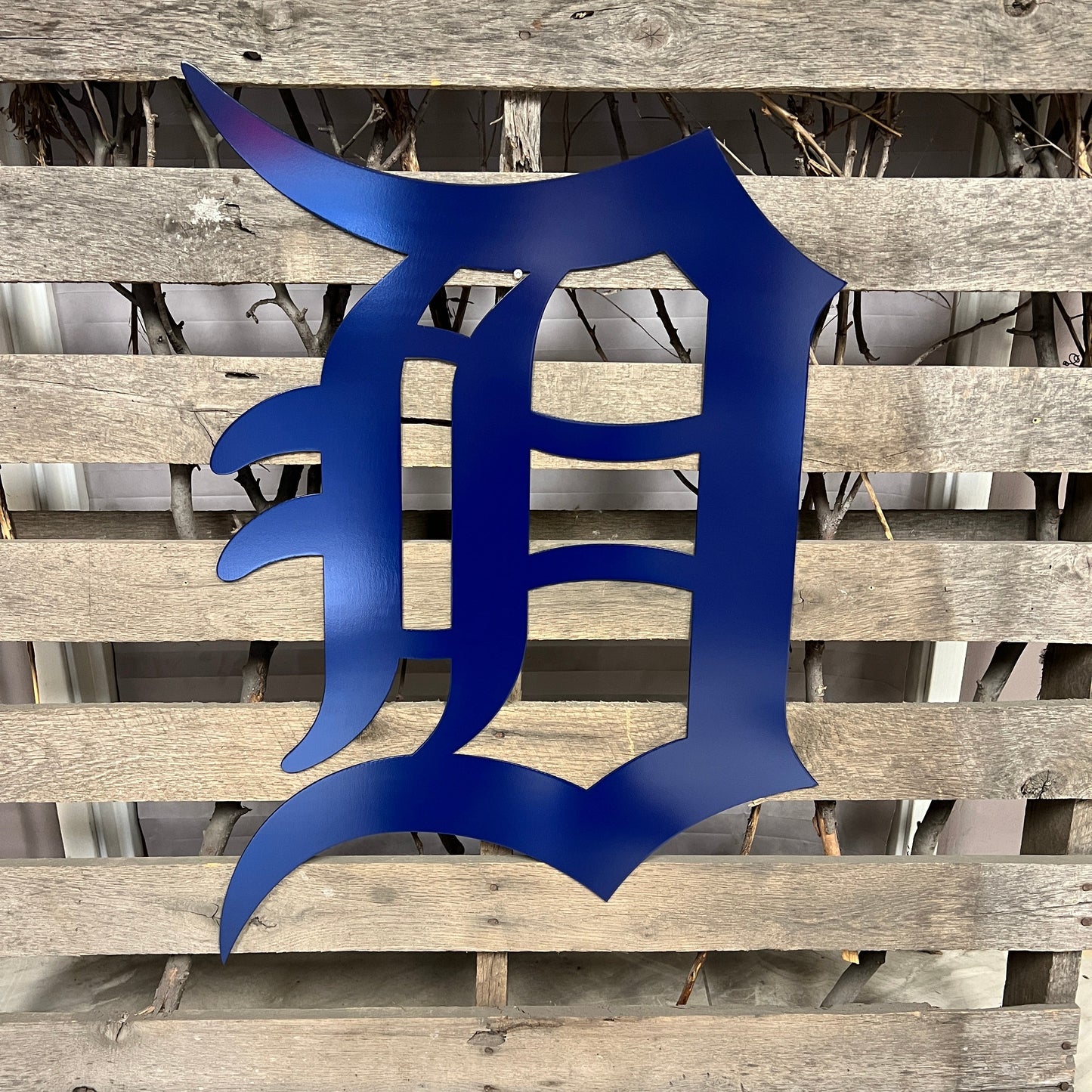 Old English D Metal Wall Art | Detroit Tigers Steel Décor