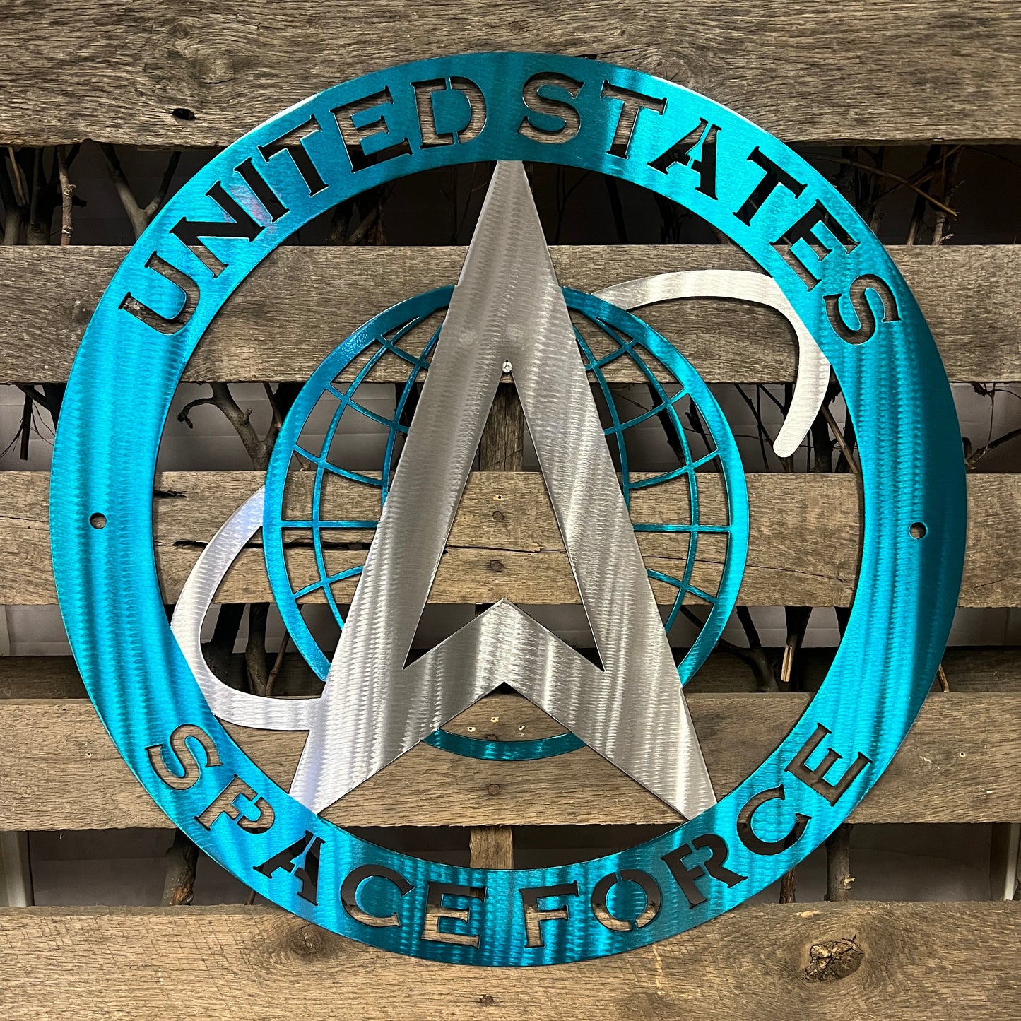 United States Space Force Metal Wall Art Logo | Premium Military Decor