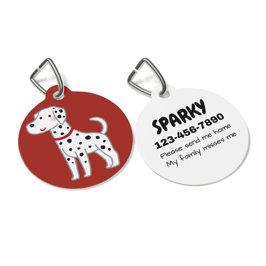 Custom pet ID tag stainless steel personalized dog cat name phone