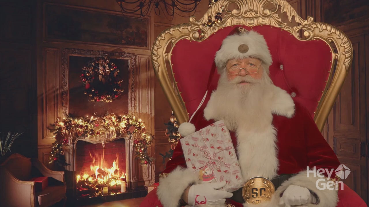 Load video: Santa Steel Christmas Items