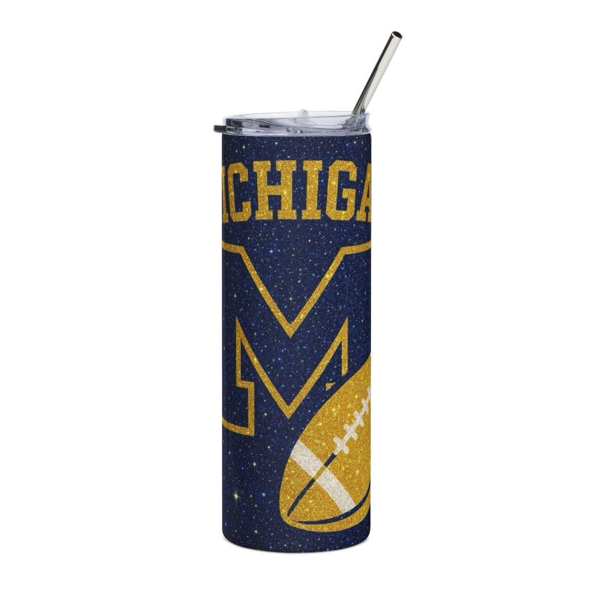 U of M Michigan Wolverines Football Tumbler 20 oz 1